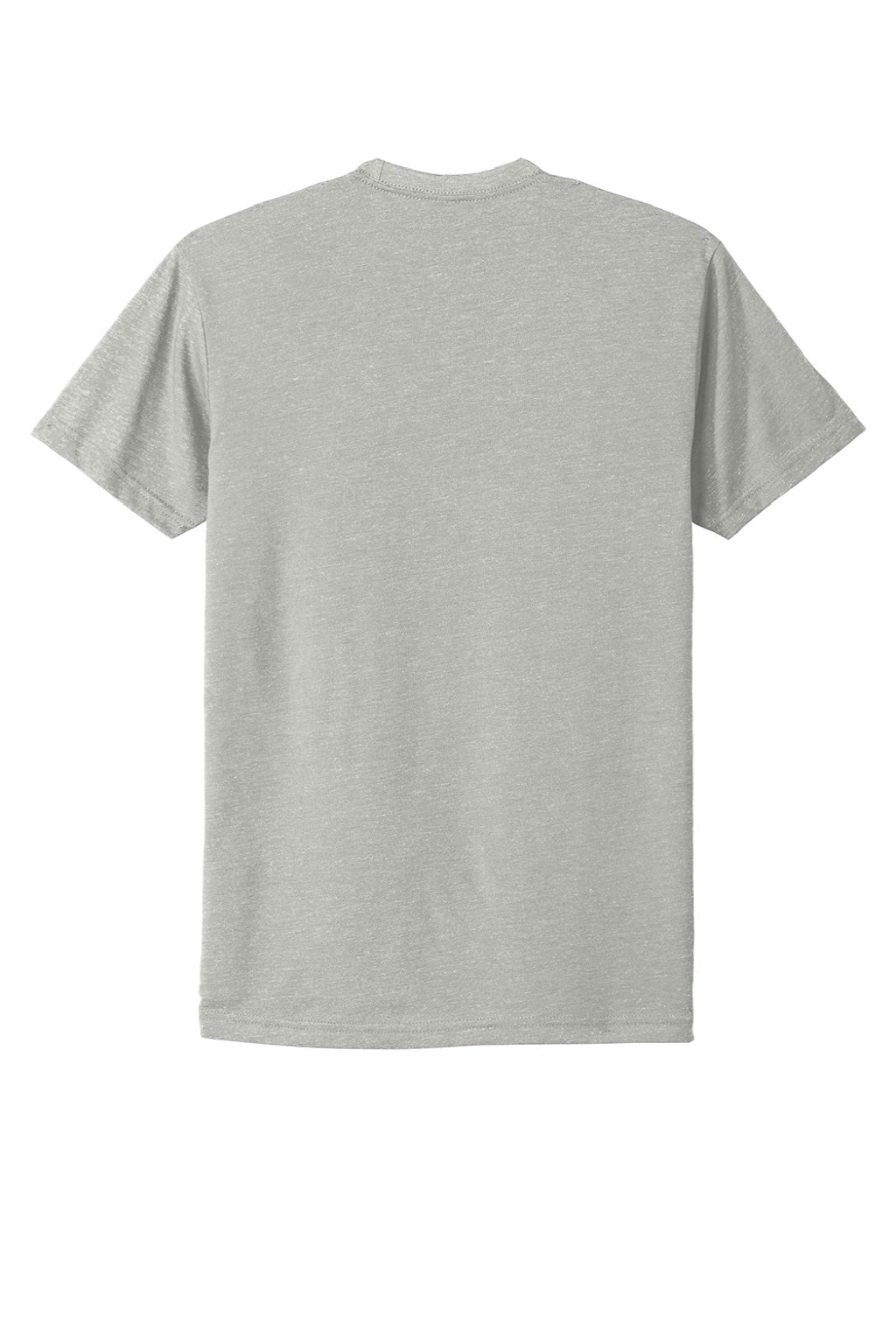 Next Level NL6210/6210 Mens CVC Jersey Short Sleeve Crewneck T-Shirt Silk Grey Flat Back
