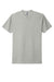 Next Level NL6210/6210 Mens CVC Jersey Short Sleeve Crewneck T-Shirt Silk Grey Flat Front