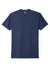 Next Level NL6210/6210 Mens CVC Jersey Short Sleeve Crewneck T-Shirt Storm Blue Flat Front
