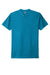 Next Level NL6210/6210 Mens CVC Jersey Short Sleeve Crewneck T-Shirt Turquoise Blue Flat Front
