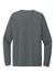 Next Level NL6211 Mens CVC Long Sleeve Crewneck T-Shirt Heather Heavy Metal Grey Flat Back