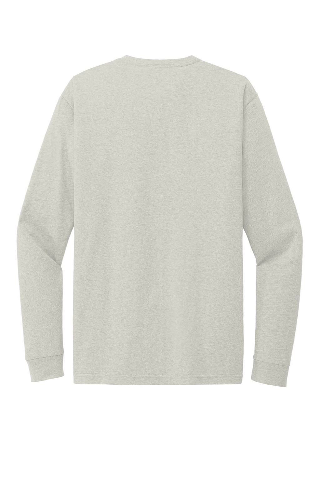 Next Level NL6211 Mens CVC Long Sleeve Crewneck T-Shirt Sand Flat Back