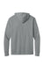 Next Level NL6221 Mens CVC Long Sleeve Hooded T-Shirt Hoodie Heather Dark Grey Flat Back