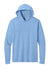 Next Level NL6221 Mens CVC Long Sleeve Hooded T-Shirt Hoodie Heather Columbia Blue Flat Front