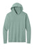 Next Level NL6221 Mens CVC Long Sleeve Hooded T-Shirt Hoodie Heather Seafoam Green Flat Front