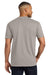 Next Level NL6410/6410 Mens Sueded Jersey Short Sleeve Crewneck T-Shirt Light Grey Model Back
