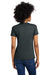 Next Level 6600 Womens Relaxed CVC Short Sleeve Crewneck T-Shirt Charcoal Grey Model Back