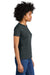 Next Level 6600 Womens Relaxed CVC Short Sleeve Crewneck T-Shirt Charcoal Grey Model Side
