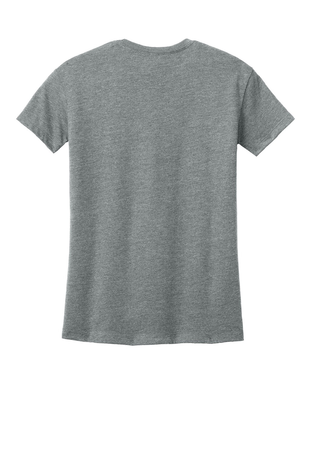 Next Level 6600 Womens Relaxed CVC Short Sleeve Crewneck T-Shirt Heather Dark Grey Flat Back