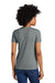 Next Level 6600 Womens Relaxed CVC Short Sleeve Crewneck T-Shirt Heather Dark Grey Model Back