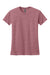 Next Level 6600 Womens Relaxed CVC Short Sleeve Crewneck T-Shirt Heather Mauve Flat Front