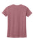 Next Level 6600 Womens Relaxed CVC Short Sleeve Crewneck T-Shirt Heather Mauve Flat Back