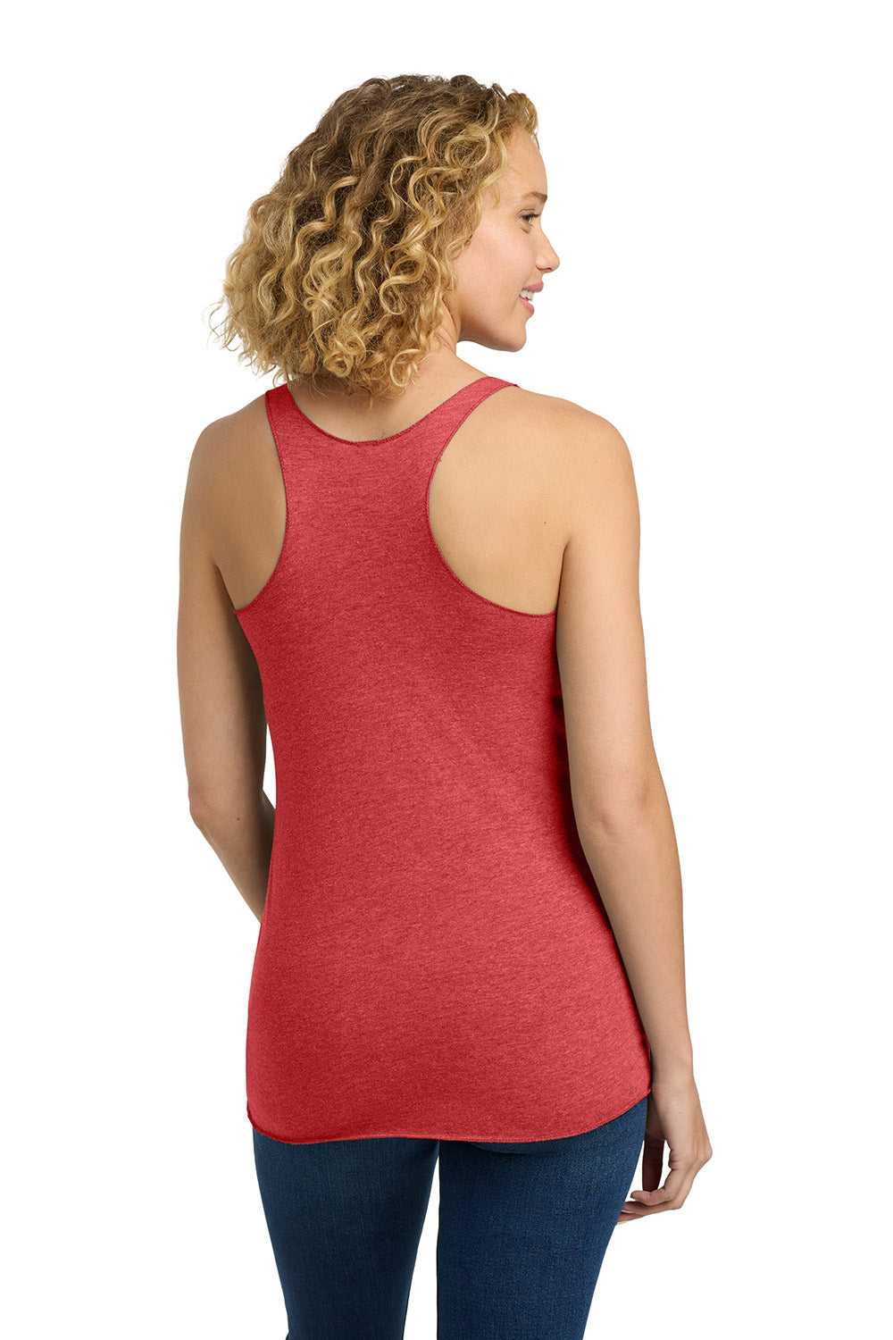 Next Level NL6733/6733 Womens Tank Top Vintage Red Model Back