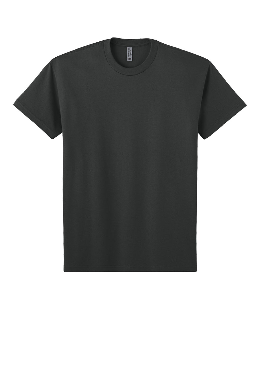 Next Level NL7200 Mens Short Sleeve Crewneck T-Shirt Graphite Black Flat Front