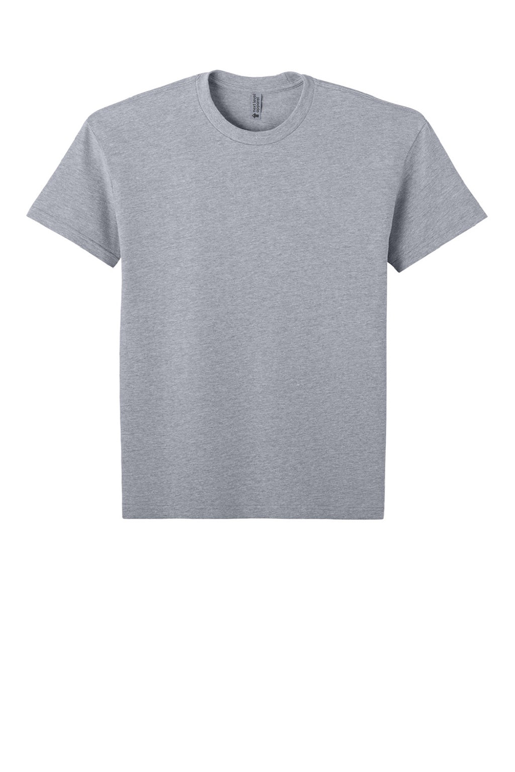 Next Level NL7200 Mens Short Sleeve Crewneck T-Shirt Heather Grey Flat Front