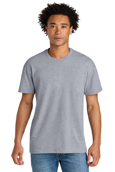 Next Level NL7200 Mens Short Sleeve Crewneck T-Shirt Heather Grey Model Front