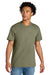 Next Level NL7200 Mens Short Sleeve Crewneck T-Shirt Light Olive Green Model Front