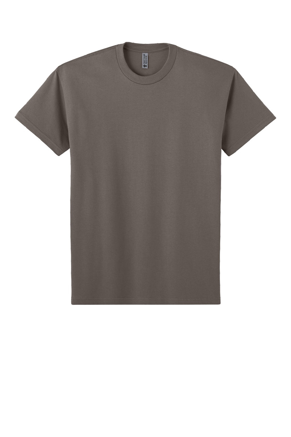 Next Level NL7200 Mens Short Sleeve Crewneck T-Shirt Shiitake Grey Flat Front
