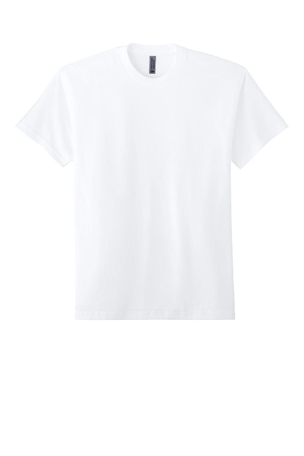 Next Level NL7200 Mens Short Sleeve Crewneck T-Shirt White Flat Front