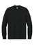 Next Level NL7211 Mens Long Sleeve Crewneck T-Shirt Black Flat Front