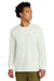 Next Level NL7211 Mens Long Sleeve Crewneck T-Shirt Bone Model Front