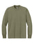 Next Level NL7211 Mens Long Sleeve Crewneck T-Shirt Light Olive Green Flat Front