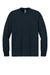 Next Level NL7211 Mens Long Sleeve Crewneck T-Shirt Midnight Navy Blue Flat Front