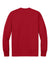 Next Level NL7211 Mens Long Sleeve Crewneck T-Shirt Red Flat Back