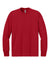Next Level NL7211 Mens Long Sleeve Crewneck T-Shirt Red Flat Front