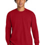 Next Level Mens Long Sleeve Crewneck T-Shirt - Red - COMING SOON