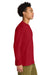 Next Level NL7211 Mens Long Sleeve Crewneck T-Shirt Red Model Side