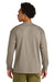 Next Level NL7211 Mens Long Sleeve Crewneck T-Shirt Tan Model Back