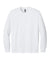 Next Level NL7211 Mens Long Sleeve Crewneck T-Shirt White Flat Front