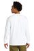 Next Level NL7211 Mens Long Sleeve Crewneck T-Shirt White Model Back
