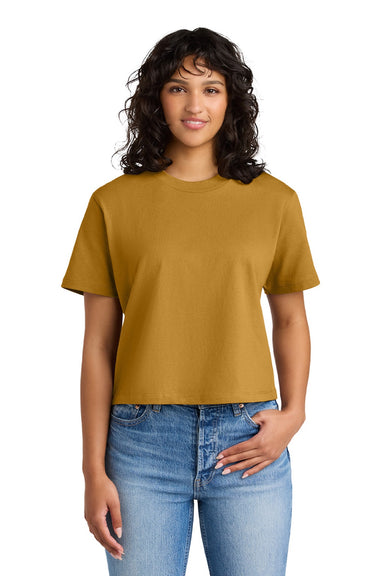 Next Level NL7610 Womens Boxy Short Sleeve Crewneck T-Shirt Antique Gold Model Front