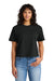 Next Level NL7610 Womens Boxy Short Sleeve Crewneck T-Shirt Black Model Front