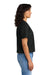 Next Level NL7610 Womens Boxy Short Sleeve Crewneck T-Shirt Black Model Side