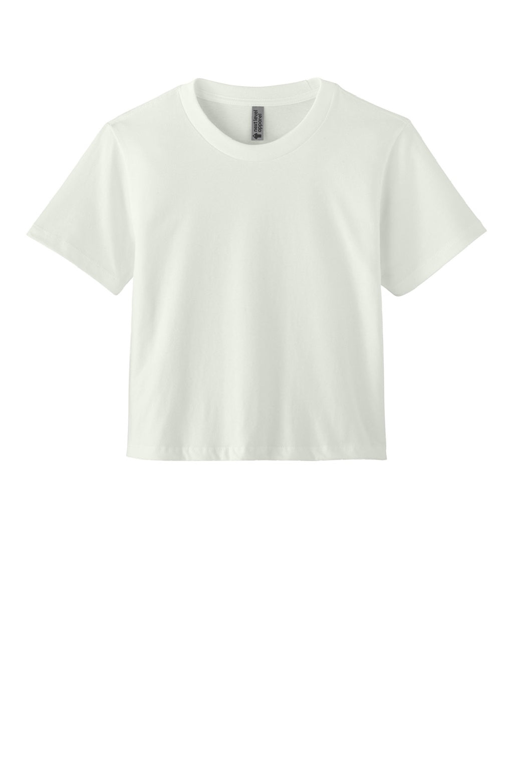 Next Level NL7610 Womens Boxy Short Sleeve Crewneck T-Shirt Bone Flat Front