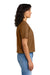 Next Level NL7610 Womens Boxy Short Sleeve Crewneck T-Shirt Clay Brown Model Side