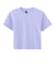 Next Level NL7610 Womens Boxy Short Sleeve Crewneck T-Shirt Lavender Purple Flat Front