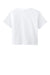 Next Level NL7610 Womens Boxy Short Sleeve Crewneck T-Shirt White Flat Back