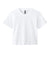 Next Level NL7610 Womens Boxy Short Sleeve Crewneck T-Shirt White Flat Front