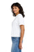 Next Level NL7610 Womens Boxy Short Sleeve Crewneck T-Shirt White Model Side