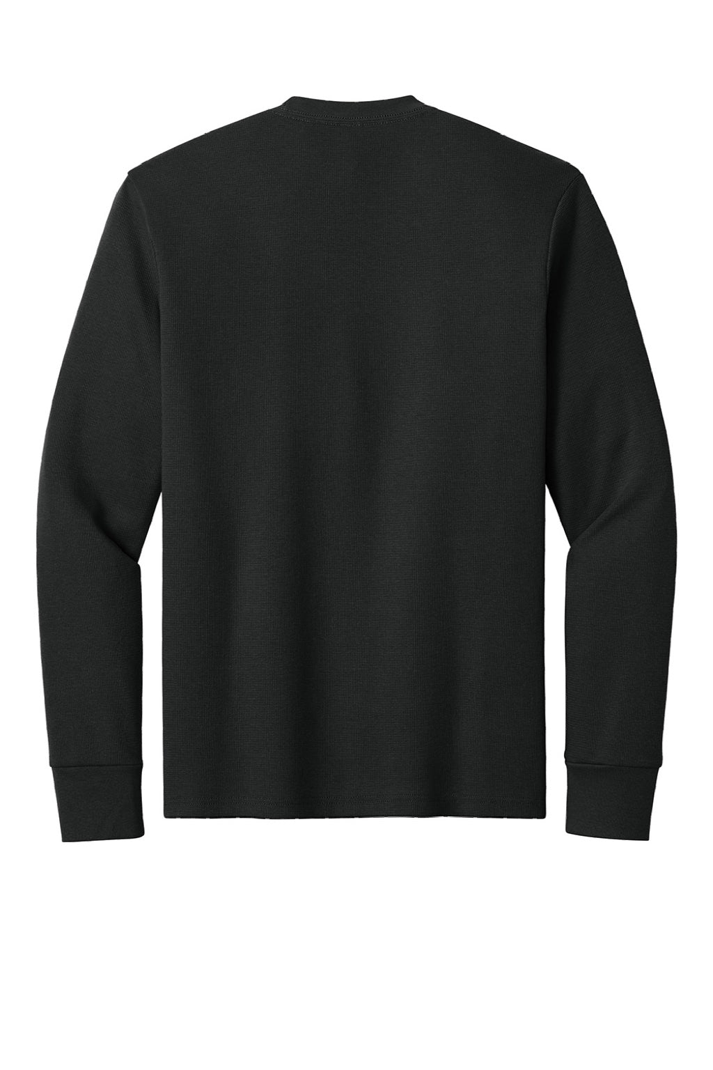 Next Level NL8211 Mens Ideal Thermal Long Sleeve T-Shirt Black Flat Back