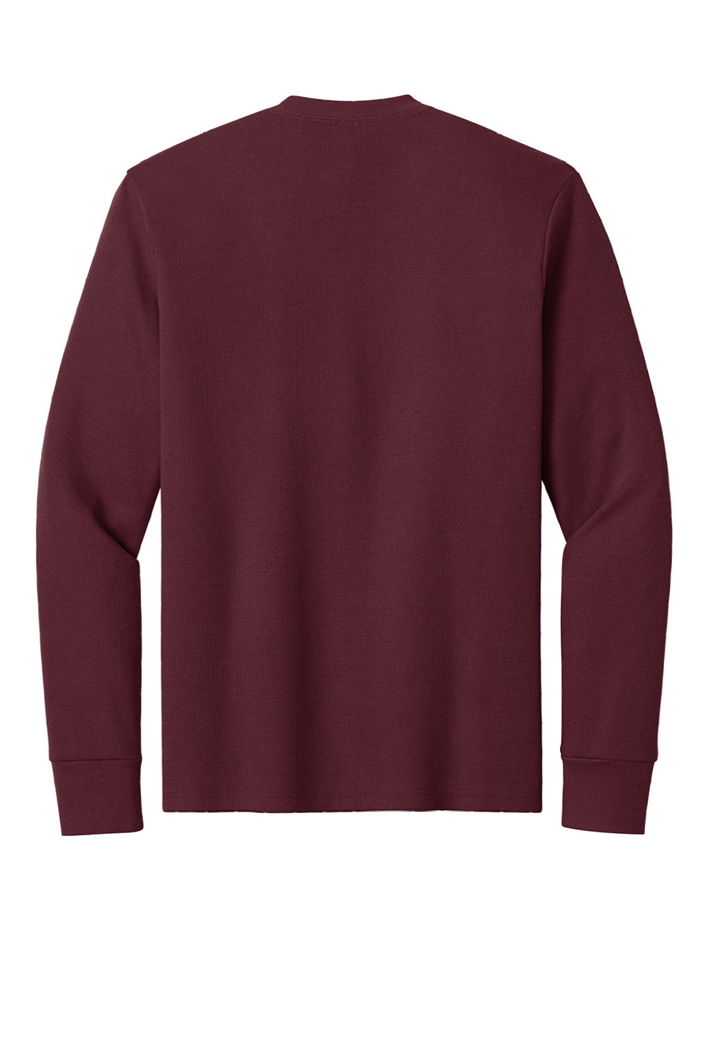 Next Level NL8211 Mens Ideal Thermal Long Sleeve T-Shirt Maroon Flat Back