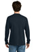 Next Level NL8211 Mens Ideal Thermal Long Sleeve T-Shirt Midnight Navy Blue Model Back