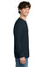 Next Level NL8211 Mens Ideal Thermal Long Sleeve T-Shirt Midnight Navy Blue Model Side
