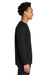 Next Level N9000/9000 Mens French Terry Long Sleeve Crewneck T-Shirt Black Model Side