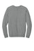 Next Level N9000/9000 Mens French Terry Long Sleeve Crewneck T-Shirt Heather Grey Flat Back