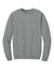 Next Level N9000/9000 Mens French Terry Long Sleeve Crewneck T-Shirt Heather Grey Flat Front